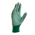 Перчатки садовые х/б ткань с ПВХ точкой, манжет, S Palisad