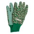 Перчатки садовые х/б ткань с ПВХ точкой, манжет, S Palisad