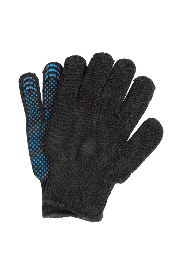 Перчатки хлопкоэфирные плюшевые, ПВХ 