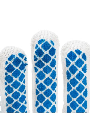 Перчатки х/б, ПВХ покрытие, шахматный облив, 10 класс Россия