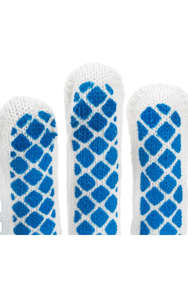 Перчатки х/б, ПВХ покрытие, шахматный облив, 10 класс