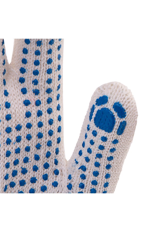 Перчатки х/б, ПВХ покрытие, 