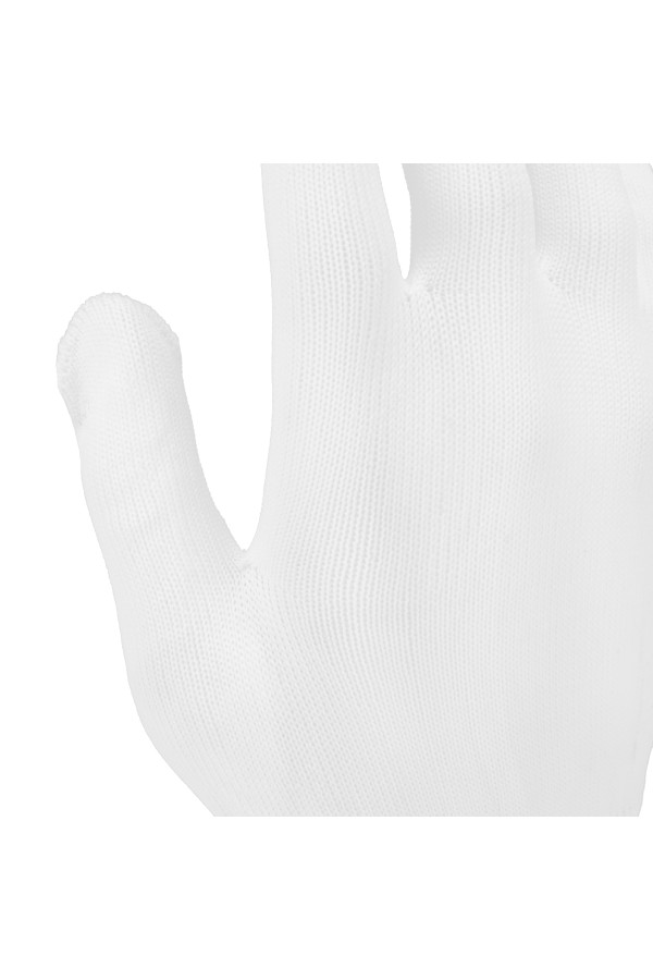 Перчатки Нейлон, 13 класс, белые, L