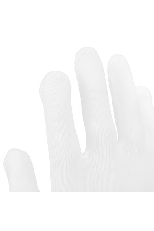 Перчатки Нейлон, 13 класс, белые, L Россия
