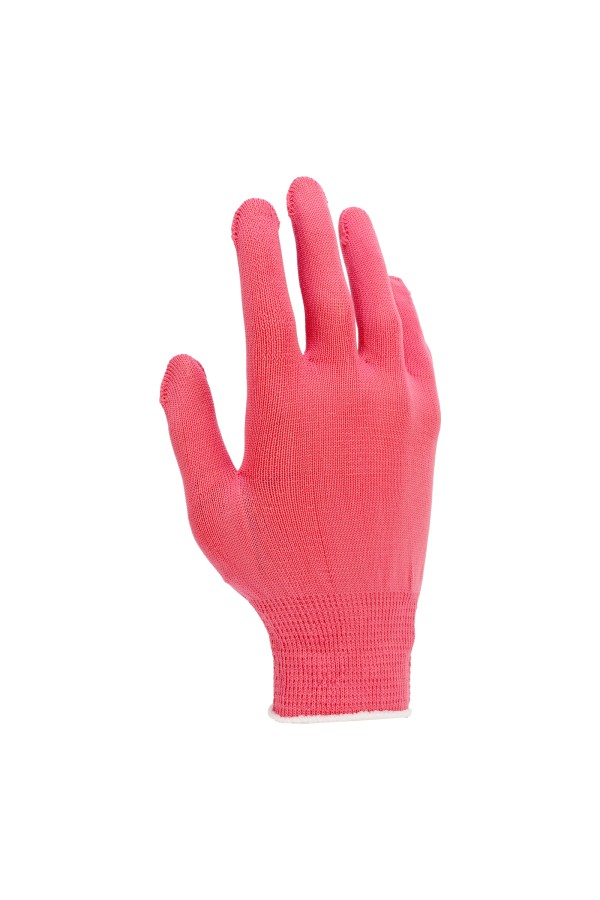 Перчатки Нейлон, 13 класс, цвет розовая фуксия, L