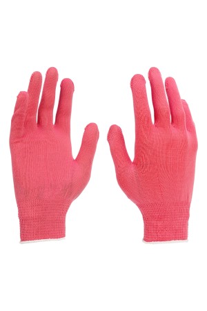 Перчатки Нейлон, 13 класс, цвет розовая фуксия, L Россия
