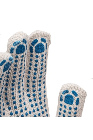 Перчатки трикотажные, с 2хПВХ точкой, 7 класс// Россия