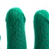 Перчатки Нейлон, ПВХ точка, 13 класс, цвет изумрудный, L Россия