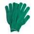 Перчатки Нейлон, ПВХ точка, 13 класс, цвет изумрудный, L Россия
