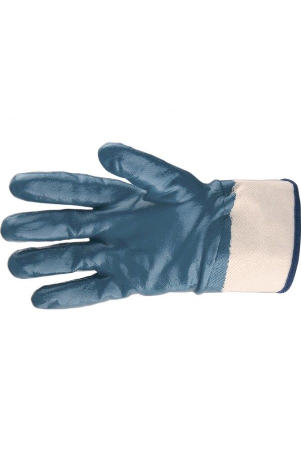 Перчатки трикотажные с обливом из бутадиен-нитрильного каучука, крага, M Сибртех