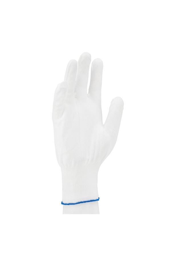 Перчатки Нейлон, 13 класс, белые, XL
