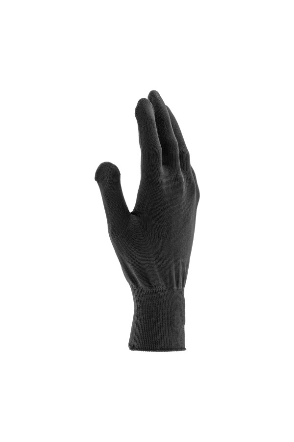Перчатки Нейлон, ПВХ точка, 13 класс, черные, XL