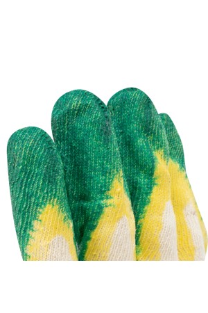 Перчатки хб с двойным латексным обливом Россия