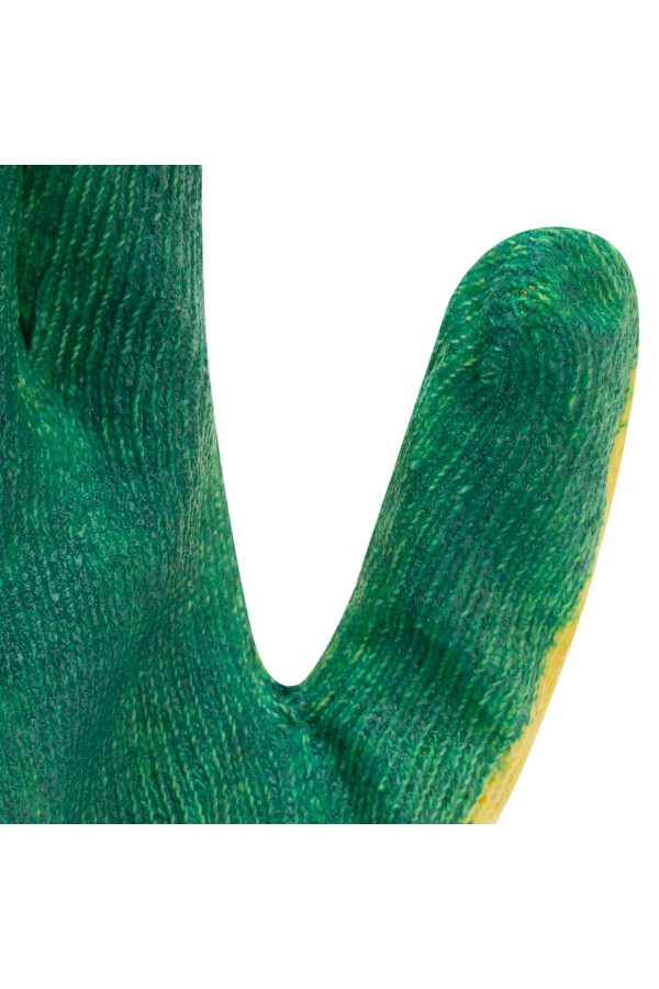 Перчатки хб с двойным латексным обливом