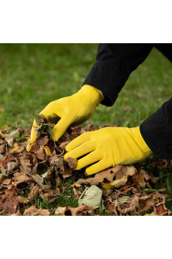 Перчатки в наборе, 4 пары, цвета в ассортименте, ПВХ точка, L, Palisad