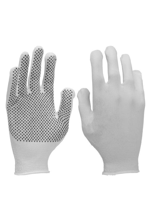 Перчатки в наборе, 4 пары, цвета в ассортименте, ПВХ точка, L, Palisad