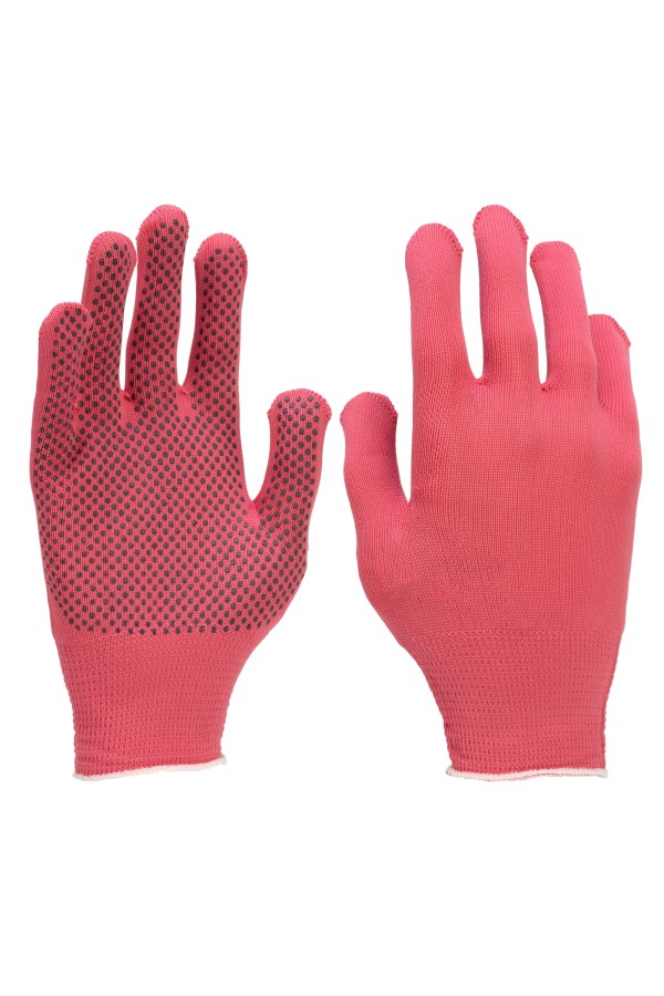 Перчатки в наборе, 4 пары, цвета в ассортименте, ПВХ точка, L, Palisad