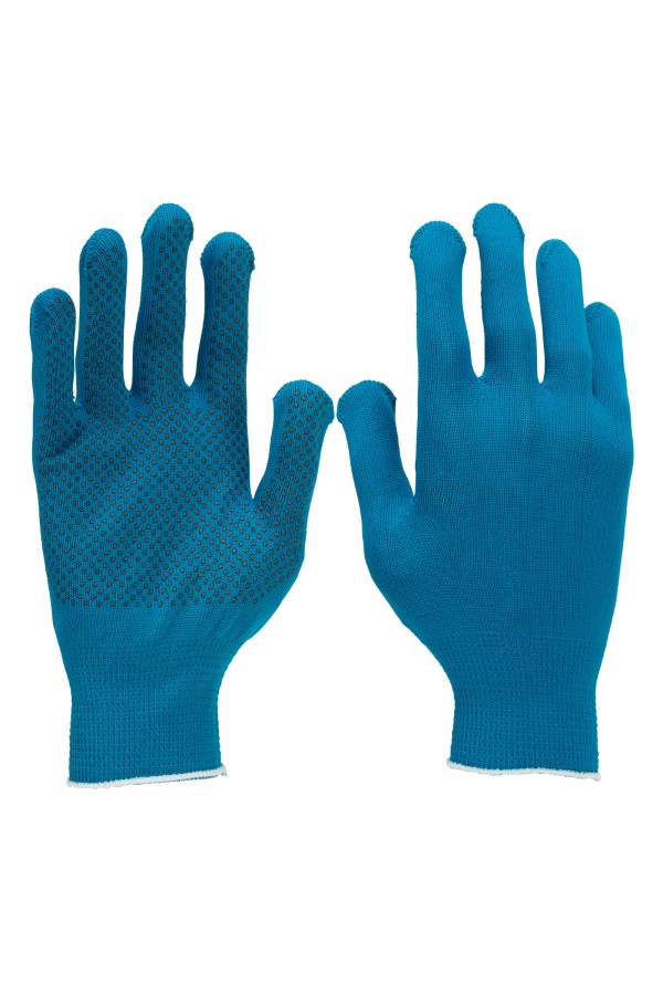 Перчатки в наборе, 5 пар, цвета в ассортименте, ПВХ точка, L, Palisad