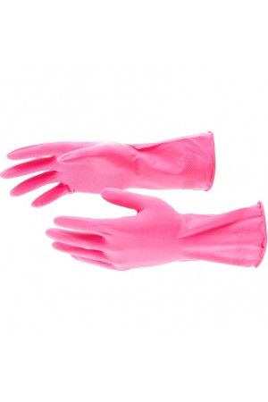 Перчатки хозяйственные латексные, S, Elfe