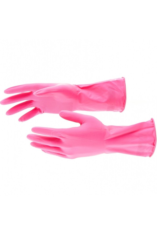 Перчатки хозяйственные латексные, S, Elfe