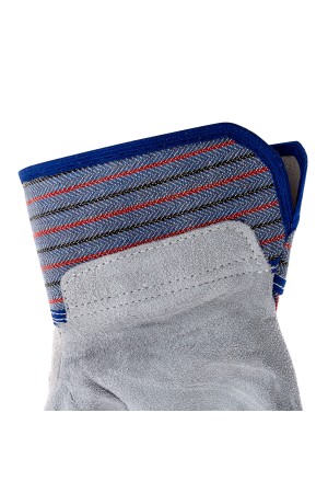 Перчатки спилковые комбинированные, размер XL, Сибртех