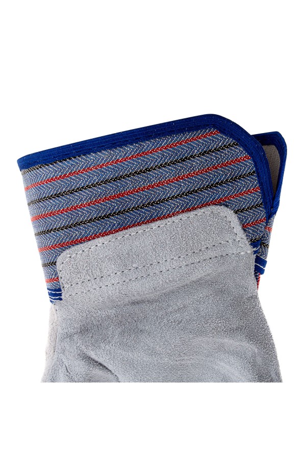 Перчатки спилковые комбинированные, размер XL, Сибртех