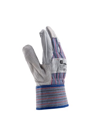 Перчатки спилковые комбинированные, размер XL, Сибртех