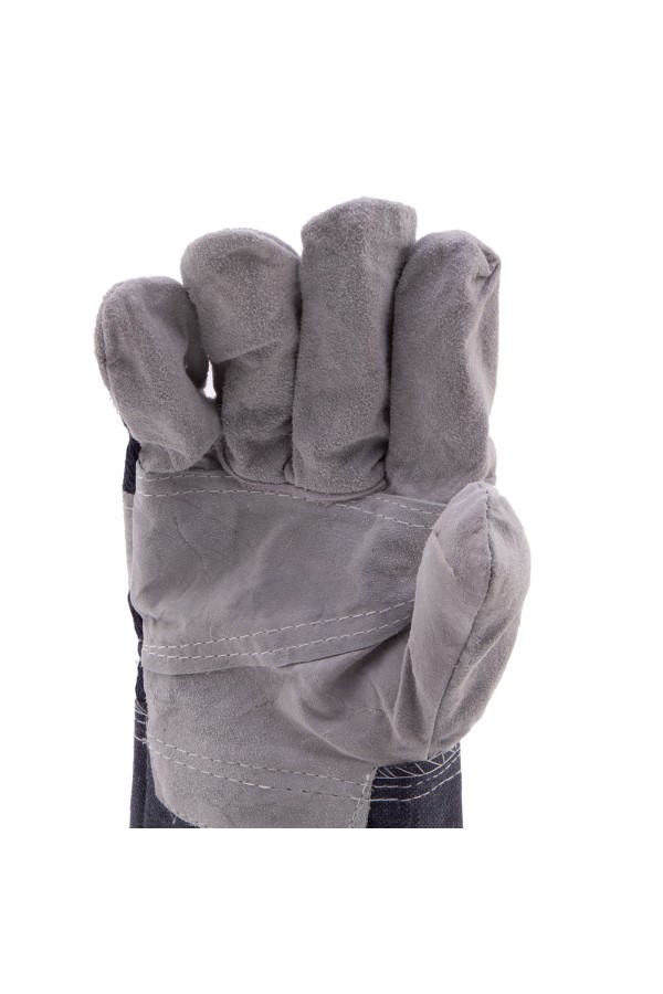 Перчатки спилковые комбинированные, размер XL, Palisad