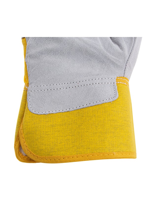 Перчатки спилковые комбинированные, усиленные, утолщенные, размер XL, Сибртех