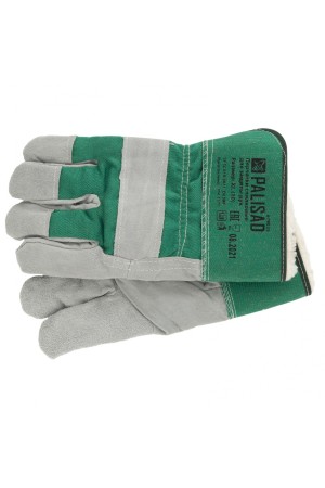 Перчатки спилковые комбинированные, усиленные, утолщенные, размер XL, Palisad