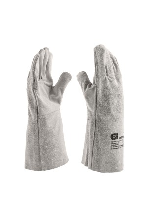 Перчатки спилковые с манжетой для садовых и строительных работ, размер XL, Сибртех
