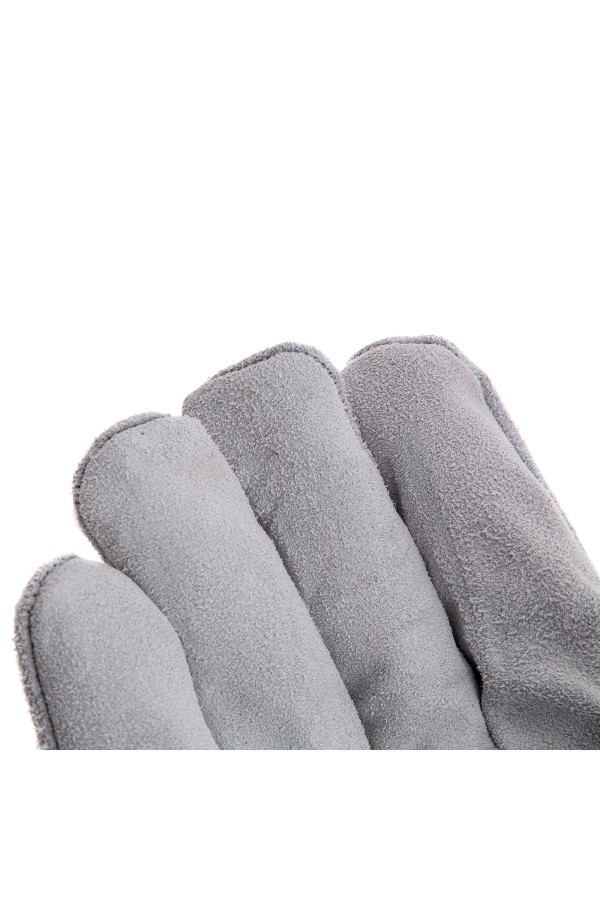 Перчатки спилковые с манжетой для садовых и строительных работ, утолщенные, размер XL, Сибртех