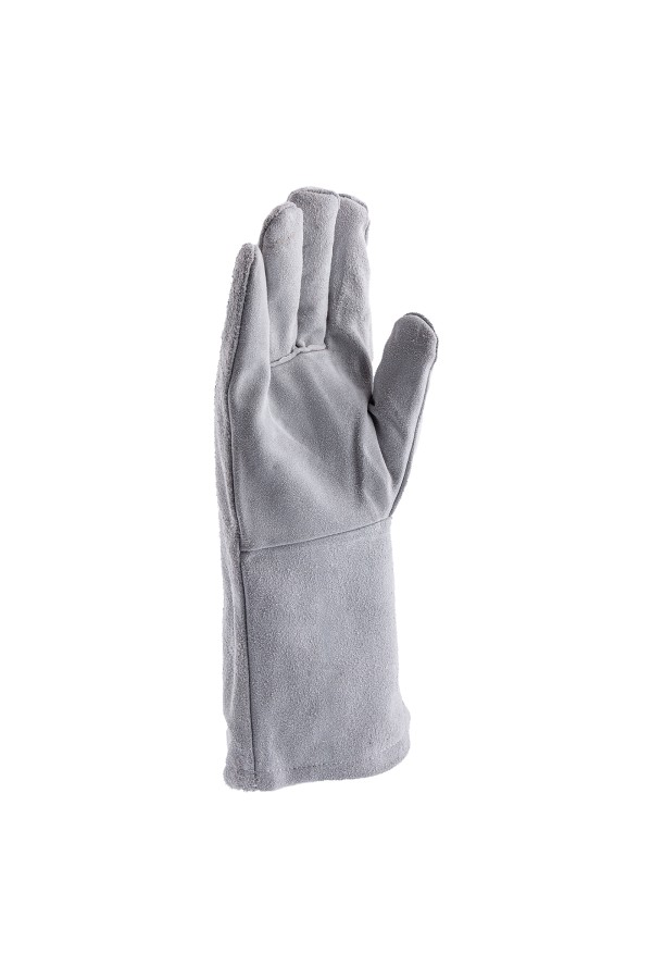 Перчатки спилковые с манжетой для садовых и строительных работ, утолщенные, размер XL, Сибртех