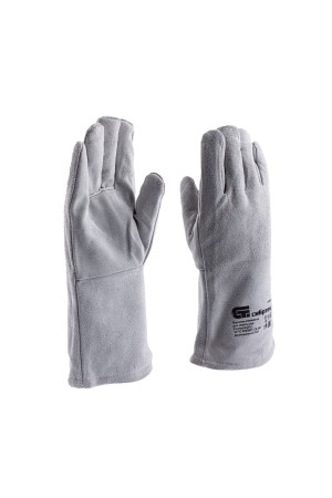Перчатки спилковые с манжетой для садовых и строительных работ, утолщенные, размер XL, Сибртех