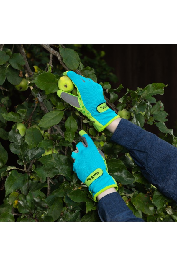 Перчатки садовые на липучке, силиконовое нанесение, размер 7, Luxe Palisad