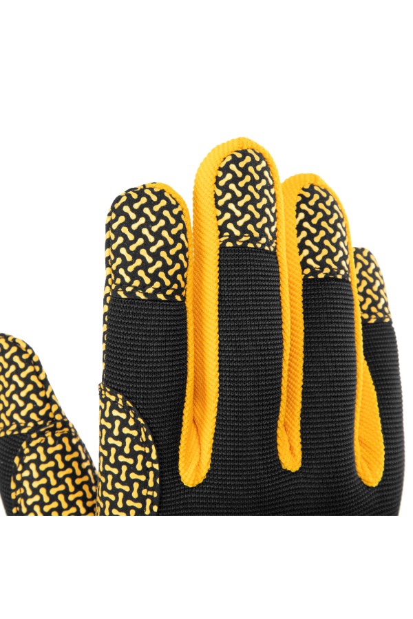 Перчатки универсальные, силиконовое нанесение, размер 10 Denzel