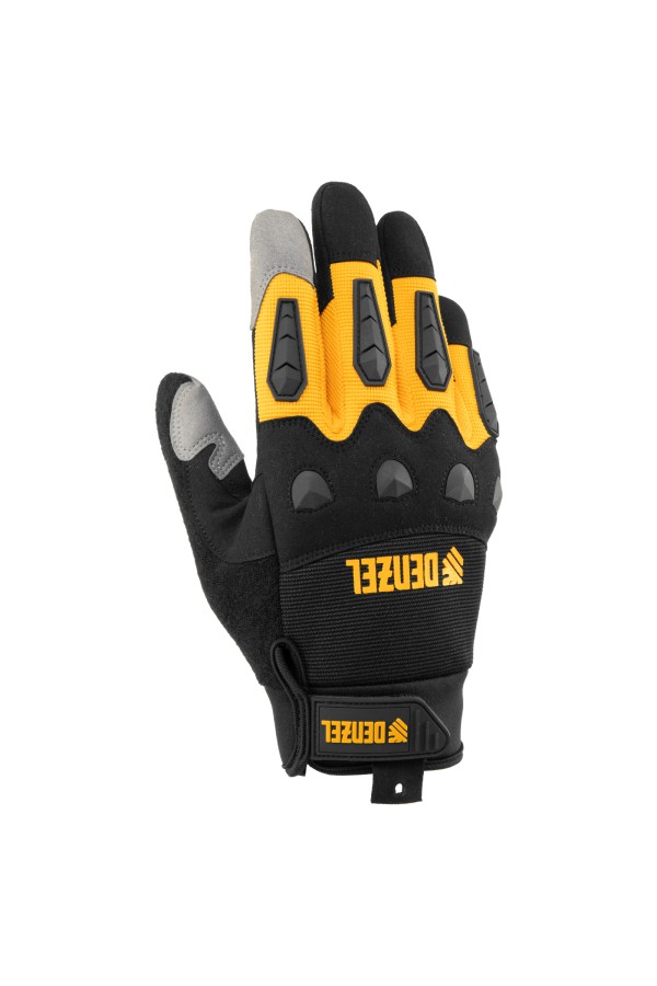 Перчатки универсальные, усиленные, с защитными накладками, размер 9 Denzel