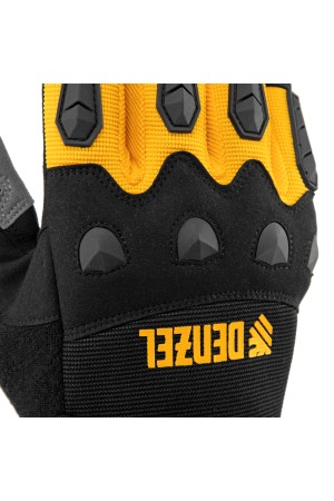 Перчатки универсальные, усиленные, с защитными накладками, размер 9// Denzel