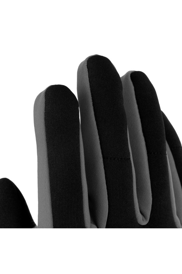 Перчатки универсальные, искусственный мех, работа с сенсорным экраном, размер 8 Denzel