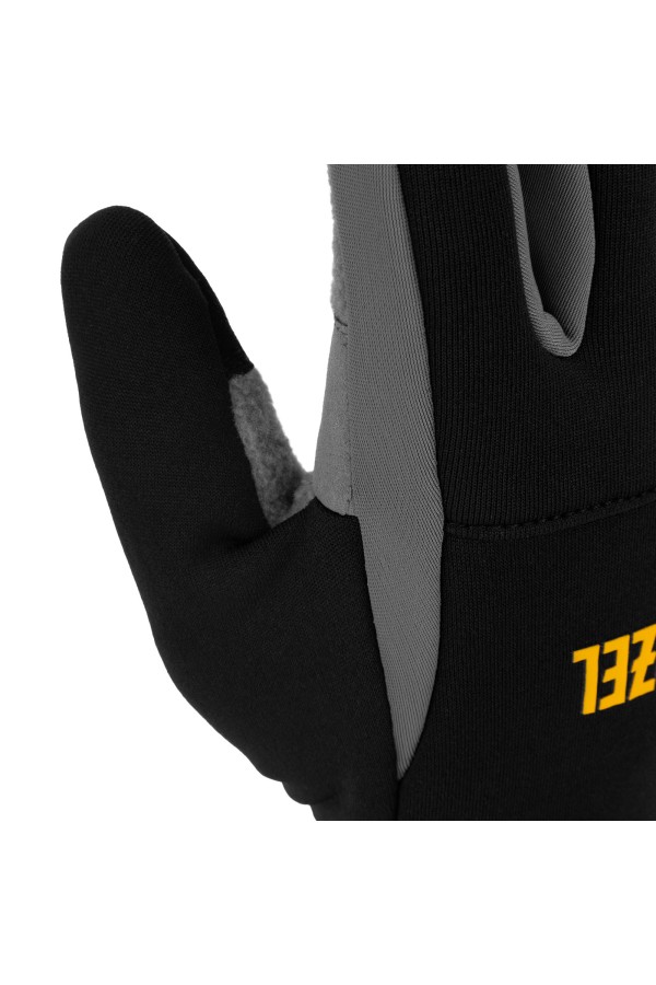 Перчатки универсальные, искусственный мех, работа с сенсорным экраном, размер 9 Denzel