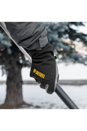 Перчатки универсальные, двойные, работа с сенсорным экраном, размер 8 Denzel