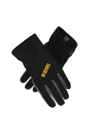 Перчатки универсальные, двойные, работа с сенсорным экраном, размер 9 Denzel