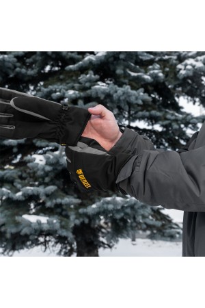 Перчатки универсальные, двойные, работа с сенсорным экраном, размер 10 Denzel