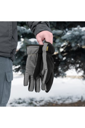 Перчатки универсальные, двойные, ПВХ нанесение, размер 8 Denzel