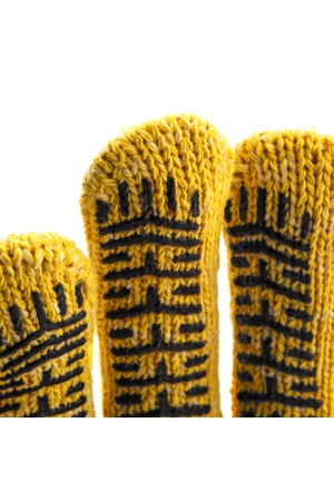 Перчатки трикотажные усиленные, гелевое ПВХ-покрытие, 7 класс, желтые Россия Сибртех