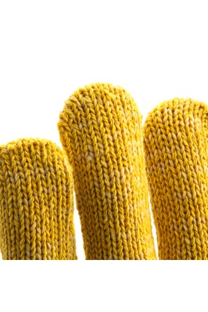 Перчатки трикотажные усиленные, гелевое ПВХ-покрытие, 7 класс, желтые Россия Сибртех