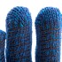 Перчатки трикотажные усиленные, гелевое ПВХ-покрытие, 7 класс, синие Россия Сибртех