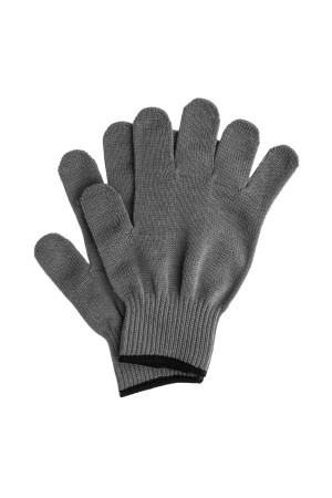 Перчатки трикотажные, акрил, серая туча, оверлок Россия Сибртех