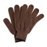 Перчатки трикотажные, акрил, коричневый, оверлок Россия Сибртех
