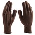 Перчатки трикотажные, акрил, коричневый, оверлок Россия Сибртех
